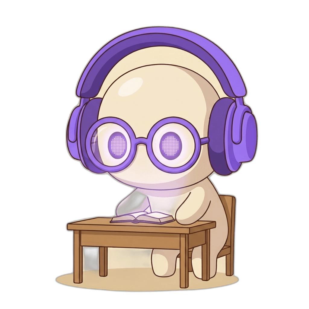 Doppa Studying at Desk